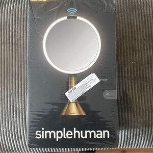 simplehuman Gold and Black Sensor Mirror